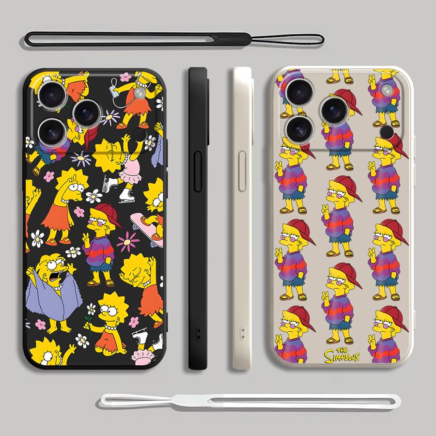 Lanyard Anime Logo - Etui z Lisą Simpsonową na Apple