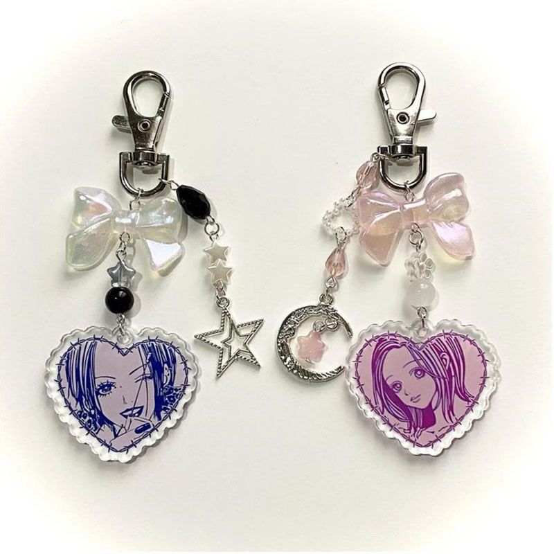 Nana Anime Merchandise - Ręcznie robione breloczki do kluczy Nana