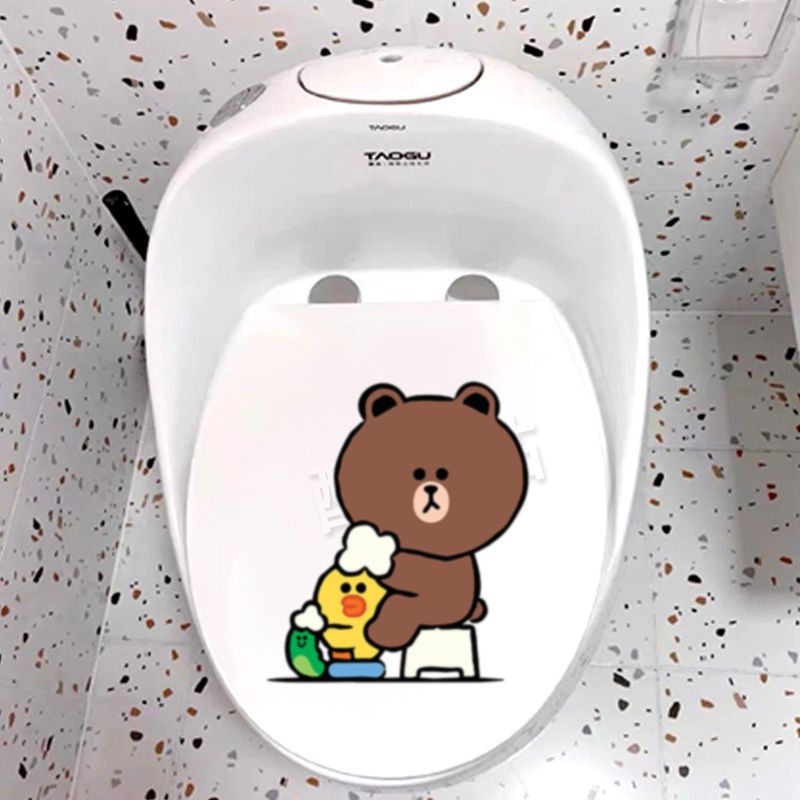 Anime Merchandise Box Set - Naklejki LINE FRIENDS Brown, urocze kreskówkowe