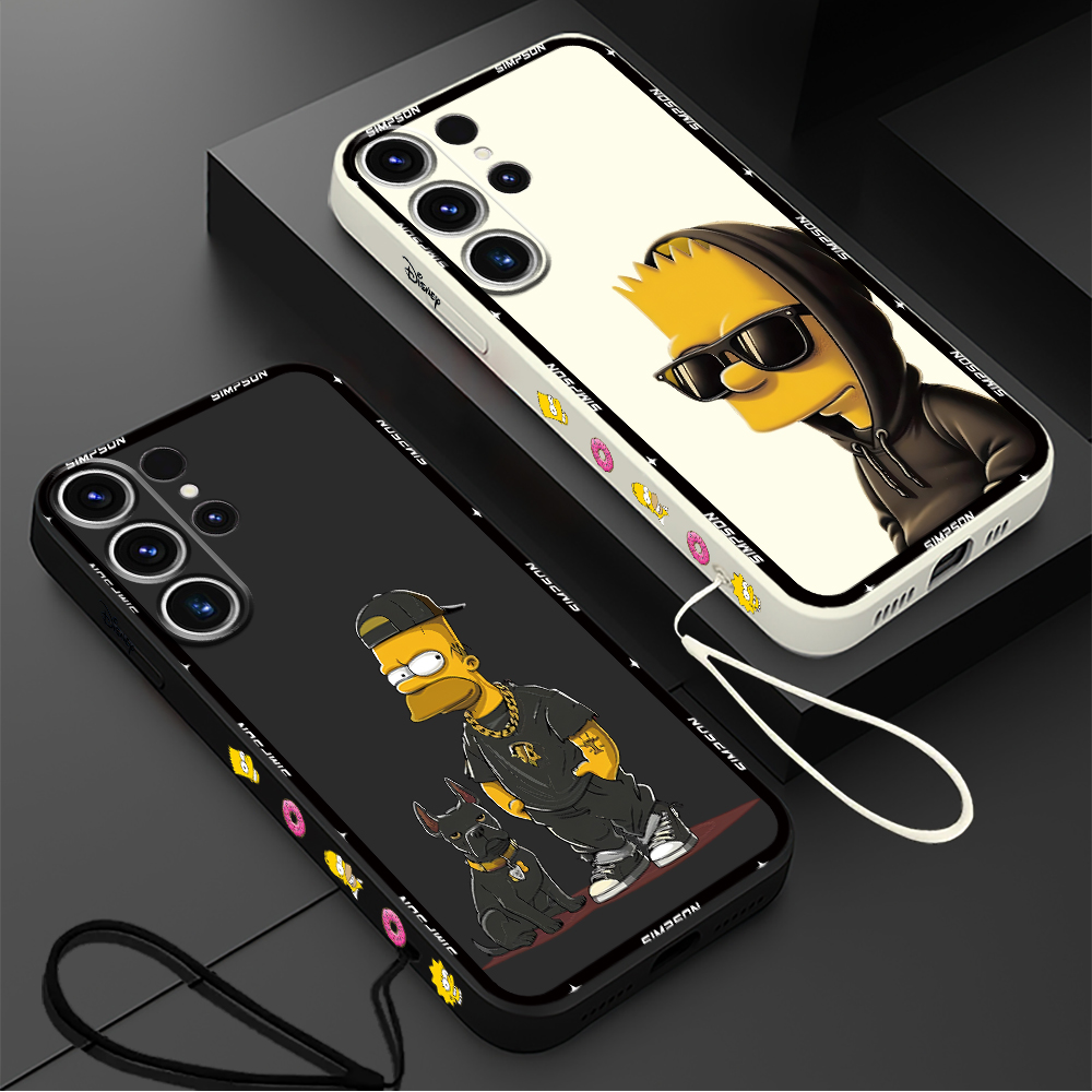 Lanyard Anime Logo - Miękka obudowa na telefon Samsung Galaxy