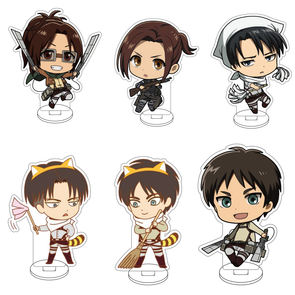 Anime Character Merchandise - 10CM Anime Atak Tytanów Eren Jaeger