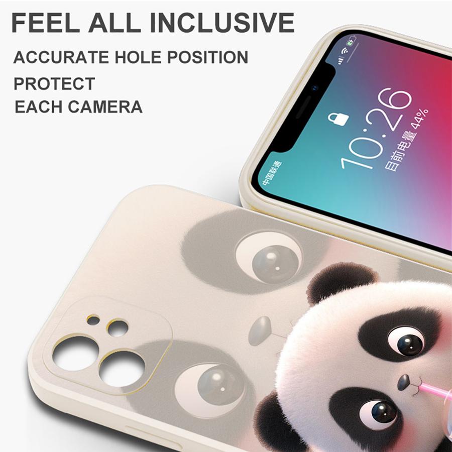 Cute Panda Phone Case for iPho – Lanyard Anime Logo recenzja i cena
