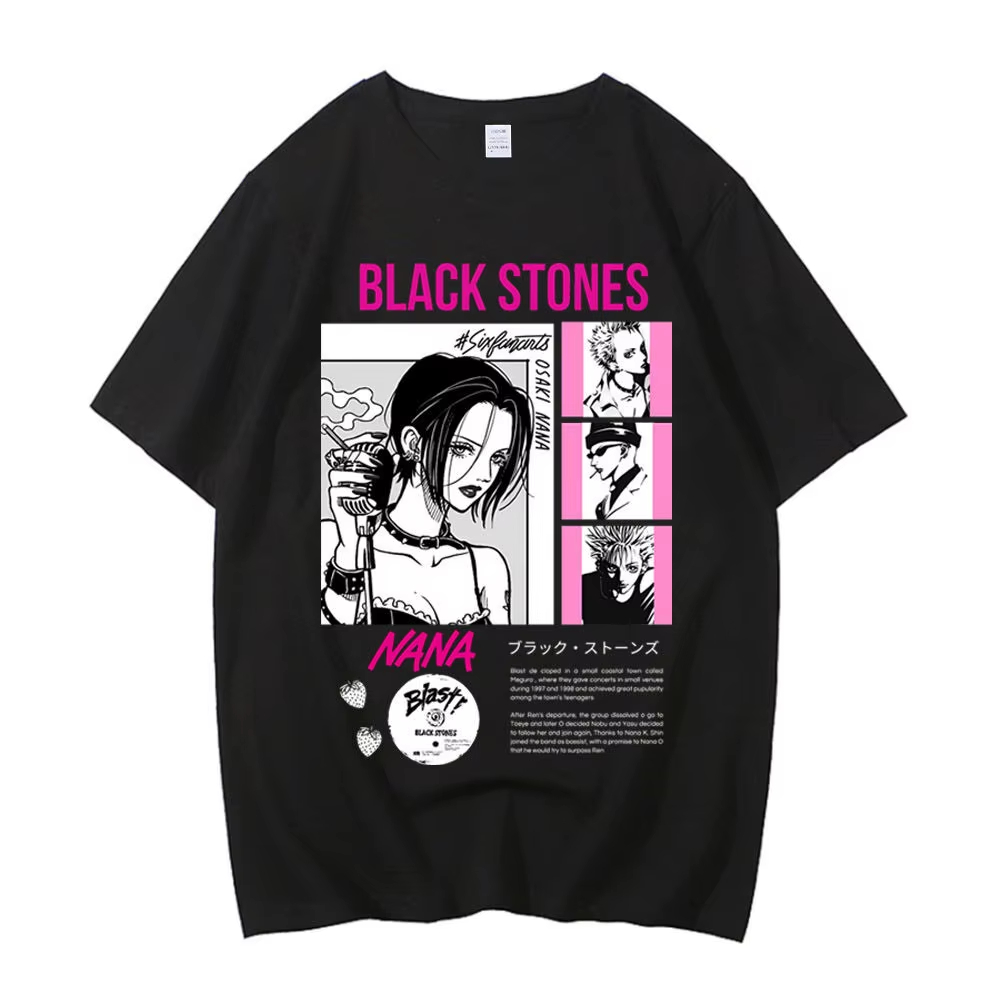 Koszulka z grafiką anime NANA, – Nana Anime Merchandise recenzja i cena